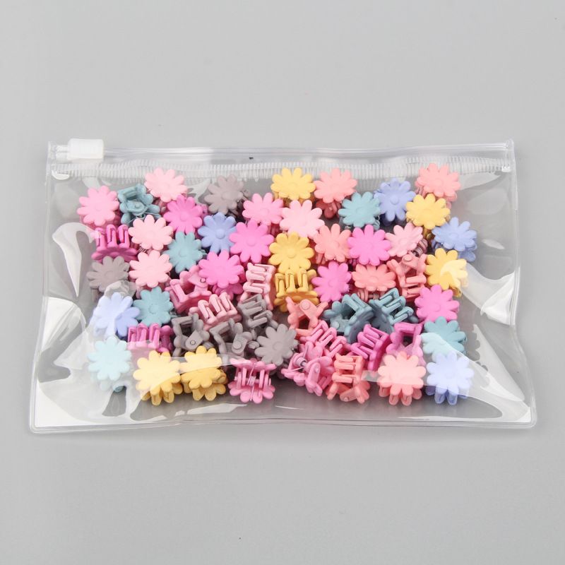 30st Flickor Colorful Mini Hair Claw Clips Clamps Accessories