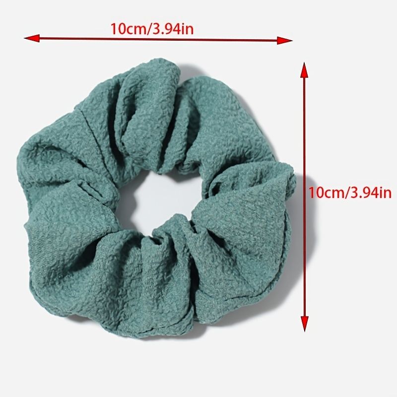 Hår Scrunchies Enfärgad Elastiskt Hårband 12 St För Hårtillbehör För Kvinnor Eller Flickor