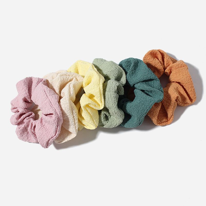 Hår Scrunchies Enfärgad Elastiskt Hårband 12 St För Hårtillbehör För Kvinnor Eller Flickor