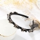 Butterfly Braided Hairband Black-1St