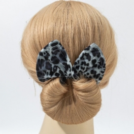 Leopard Basic Hår Pannband Flickor Hårtillbehör Magic Donut Wire Hair Bull Maker Clip Scrunchies För Hår