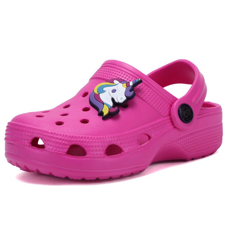 Pojkar Flickor Klassiska Grafiska Trädgårdsskor Slip On Water Skor Andas Sandal Utomhus & Inomhus