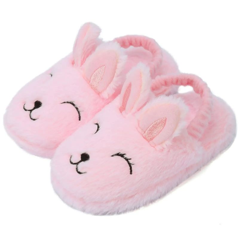 Toddler Barn Bunny Animal Indoor Toffel Med Memory Foam Innersula Hemmaskor