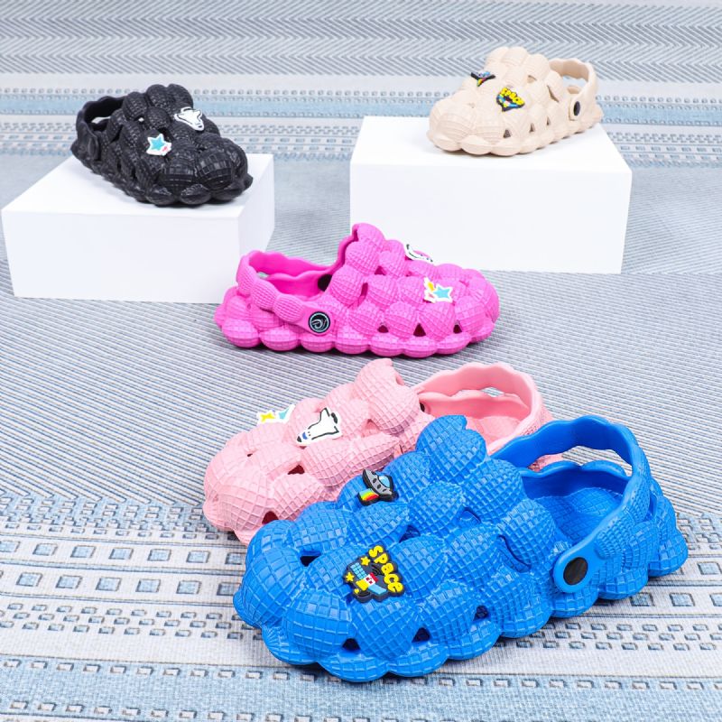 Unisex Barnmassage Bubbelslides Mjuksulor Anti-halk Inomhus Utomhus Sandaler