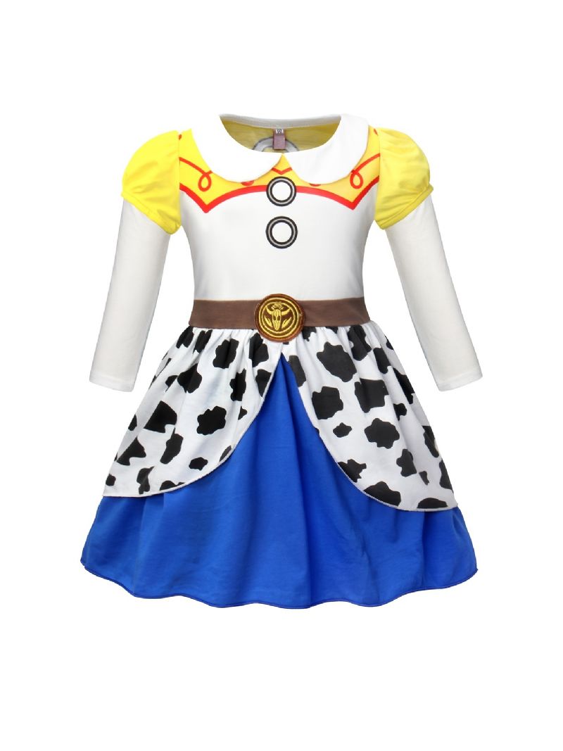 Bebis Flickor Jessie Costume Dress Cosplay Outfits För Halloween Födelsedag Jul