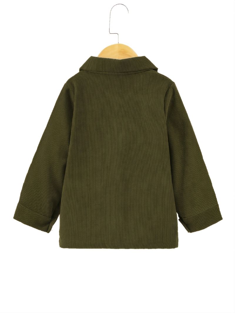 Pojkar Army Green Manchester Button Down Jacka Barnkläder