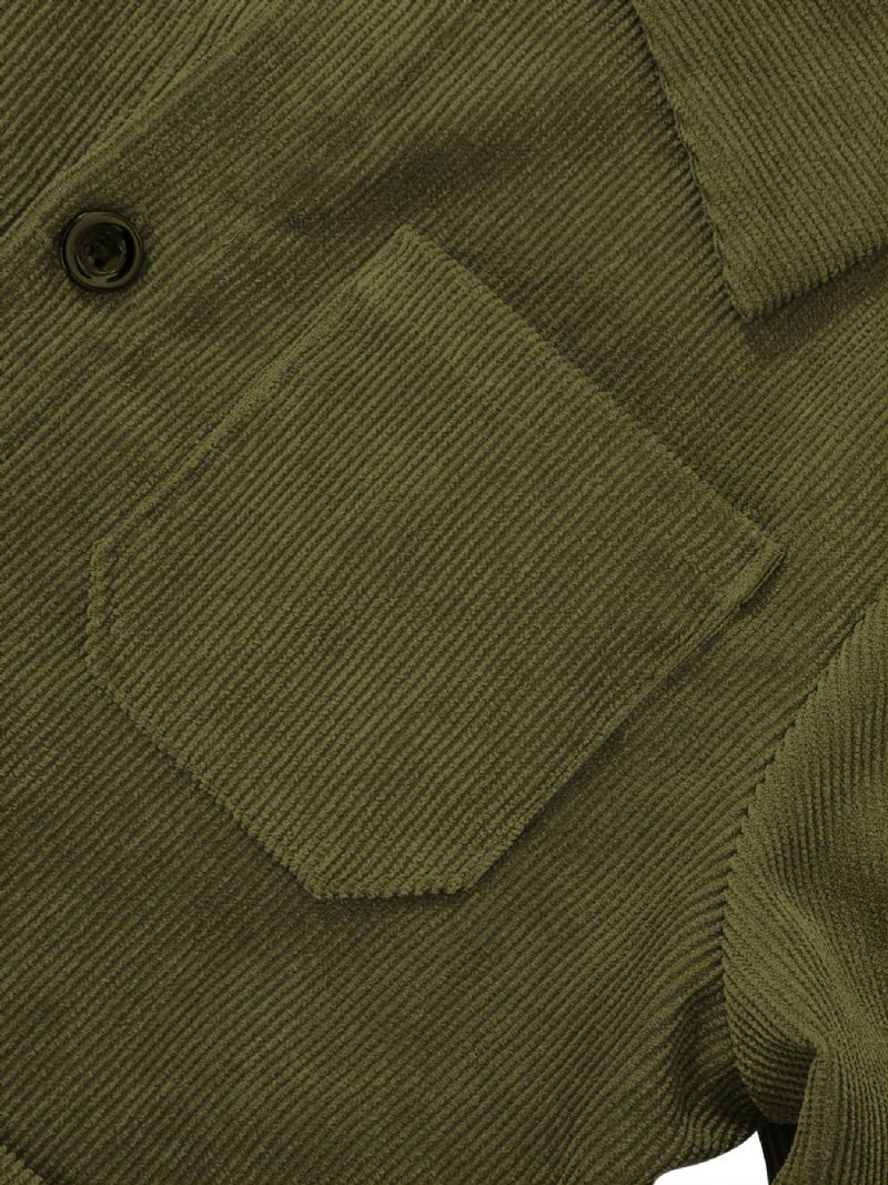 Pojkar Army Green Manchester Button Down Jacka Barnkläder