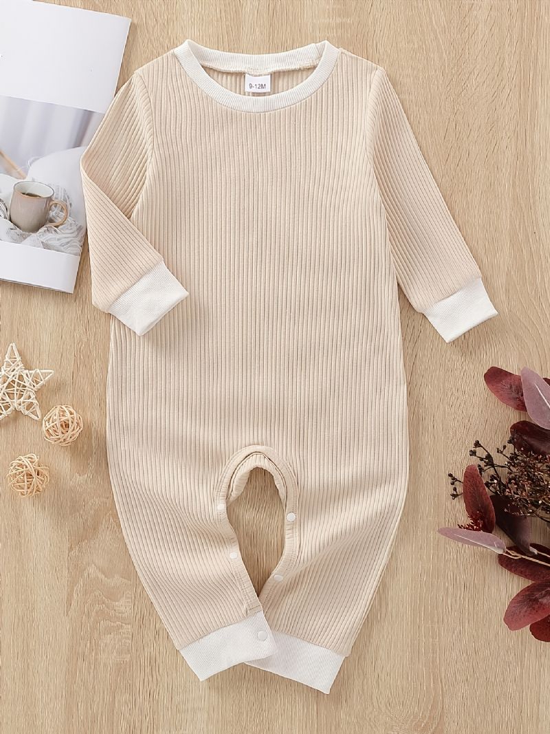 Bebis Flickor Långärmad Jumpsuit Romper