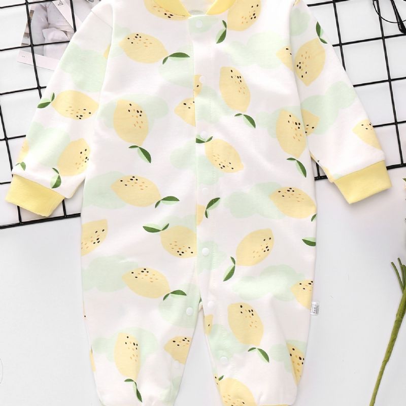 Pojkar Flickor Frukt Söt Print Jumpsuit