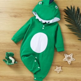 Pojkar Långärmad Dinosaur Cosplay Jumpsuit Barnfest Bär Bebis Flickor Födelsedagspresent