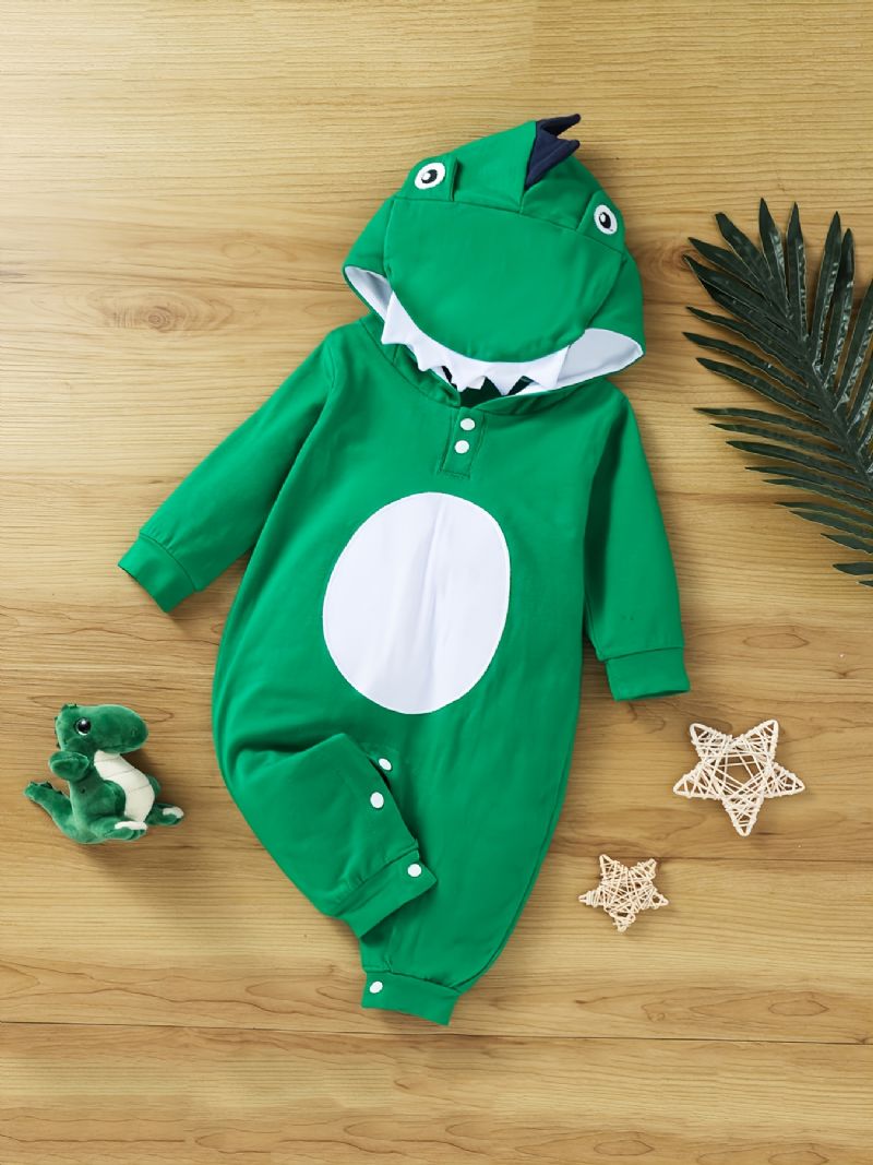 Pojkar Långärmad Dinosaur Cosplay Jumpsuit Barnfest Bär Bebis Flickor Födelsedagspresent