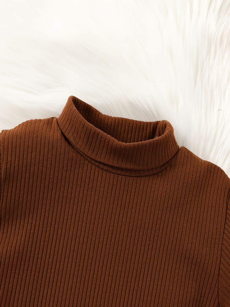 2st Set Höst Vinter Pojkar Turtleneck Långärmade Byxor