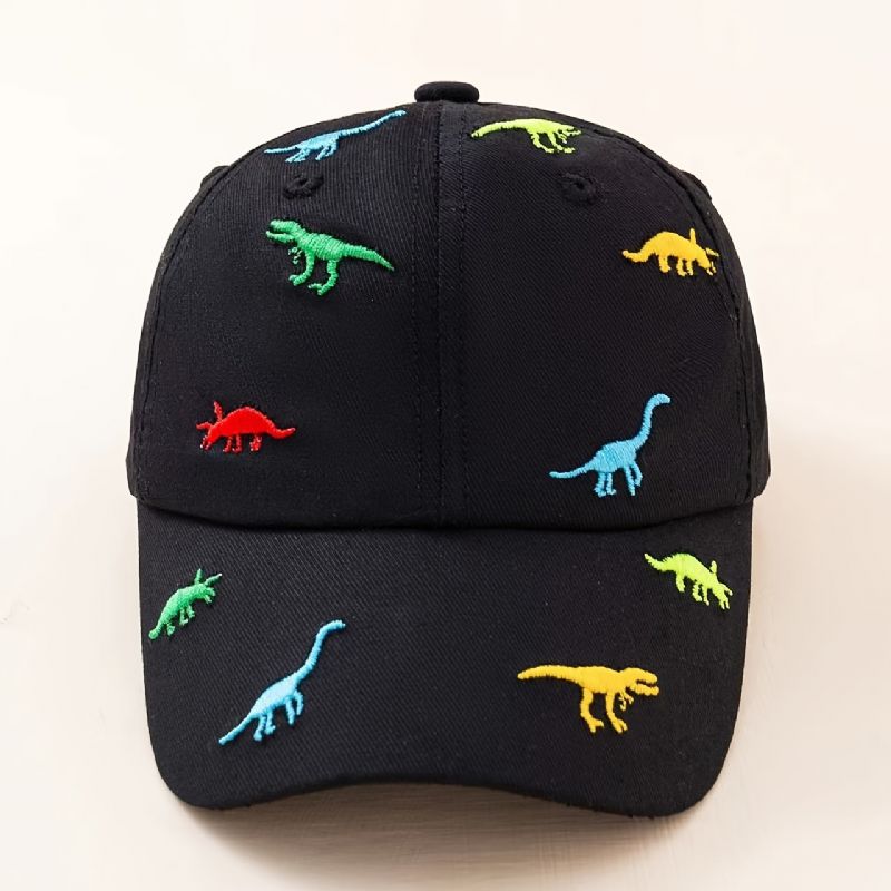 Barn Söt Dinosaur Broderi Baseball Keps Pojkar Flickor