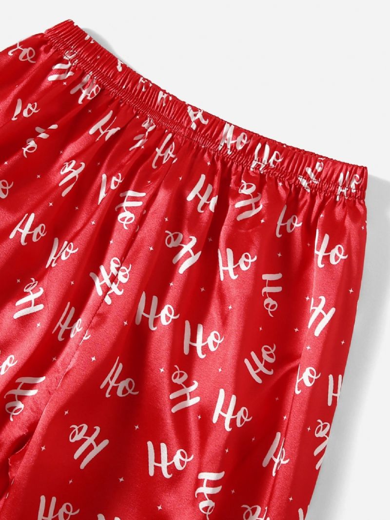 2st Flickor Christmas Röd Casual Pyjamas Set