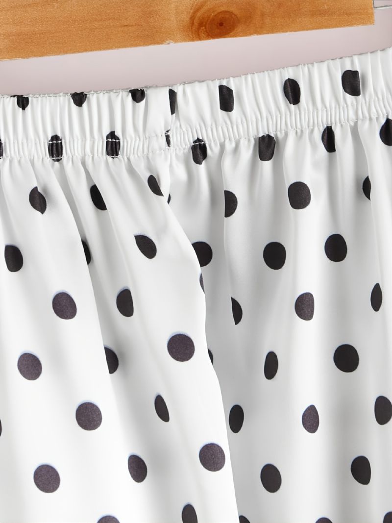 2st Flickor Polka Dot Långärmade Byxor Pyjamas Set