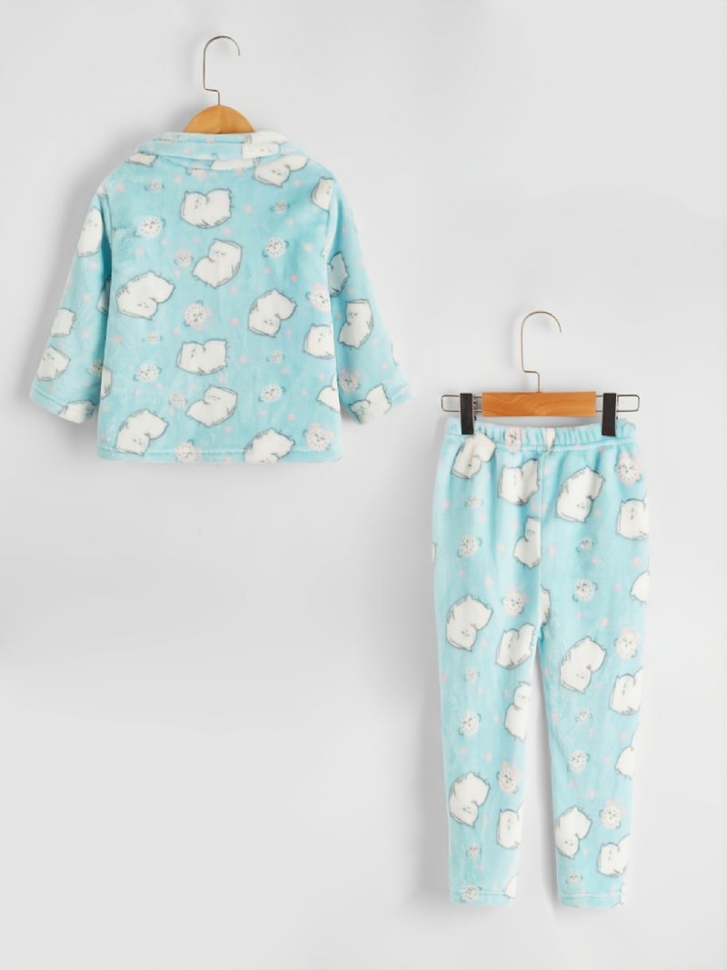 Pojkar Casual Home Print Pyjamas Set