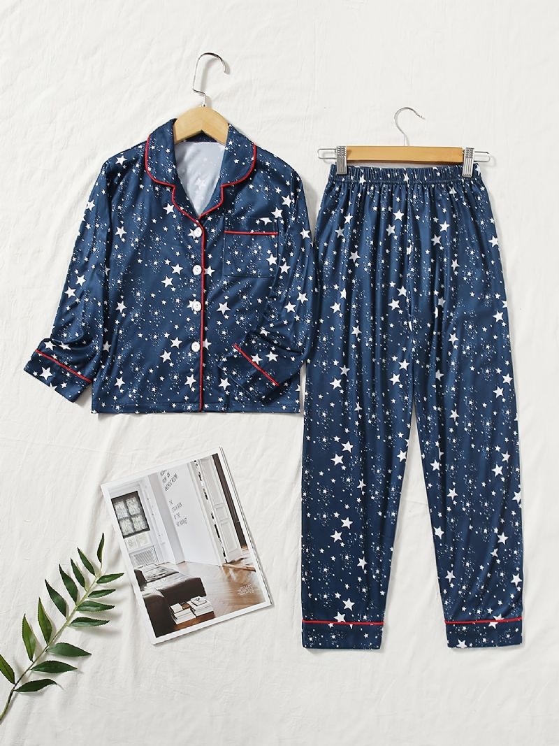 Pojkar Long Sleeve Pyjamas Set Loungewea