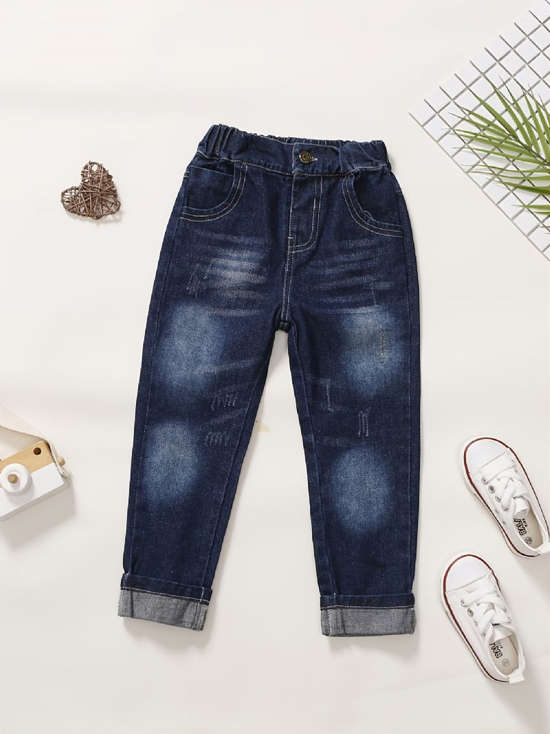 Barn Pojkar Casual Mode Jeans