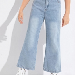 Flare Leg Jeans För Flickor För Höst Och Vinter Nyhet