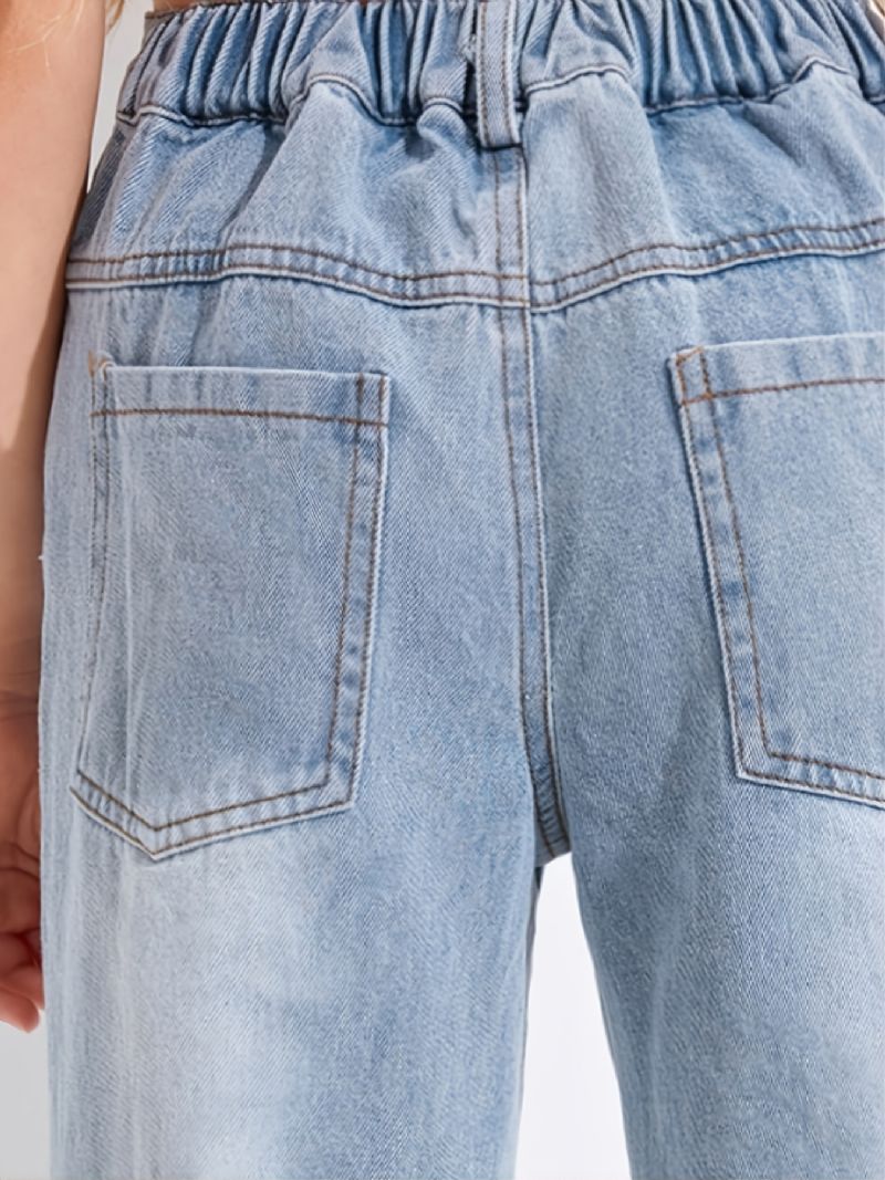 Flare Leg Jeans För Flickor För Höst Och Vinter Nyhet