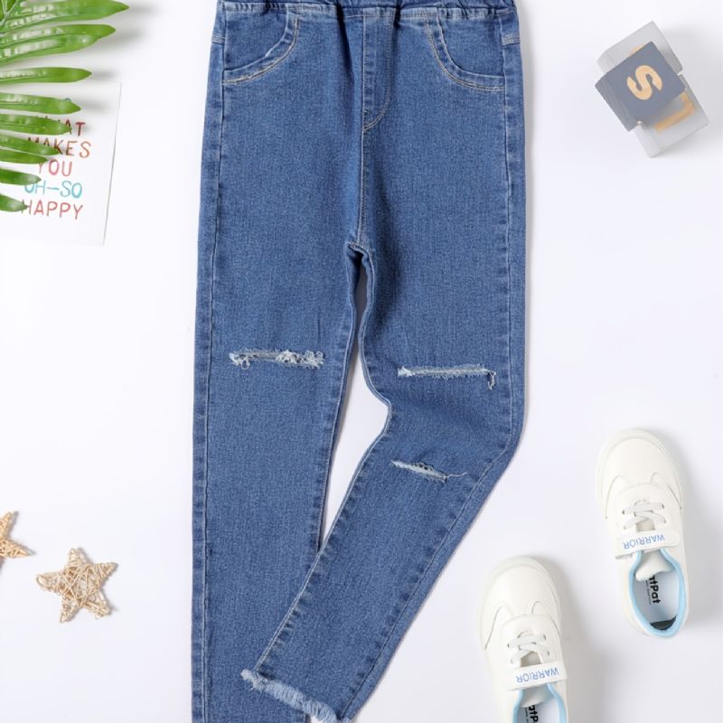 Flickor Casual Modeabla Skinny Jeans