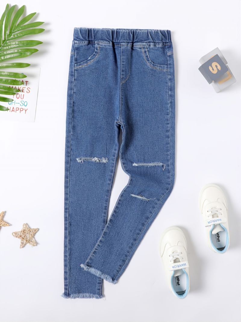 Flickor Casual Modeabla Skinny Jeans