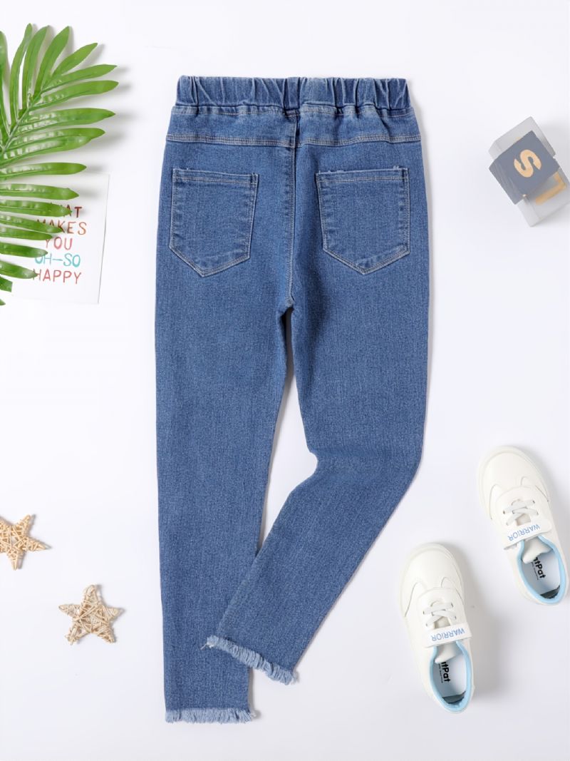 Flickor Casual Modeabla Skinny Jeans