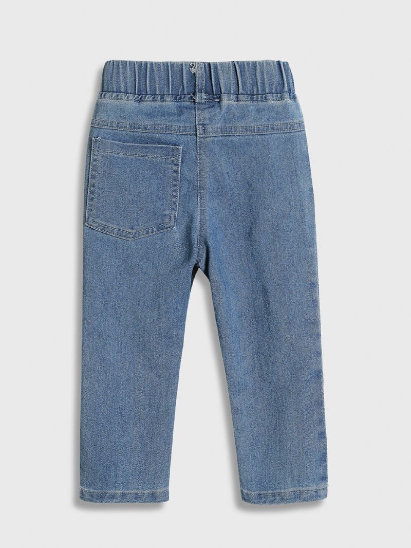 Jeans Med Färgglada Stjärnor För Flickor