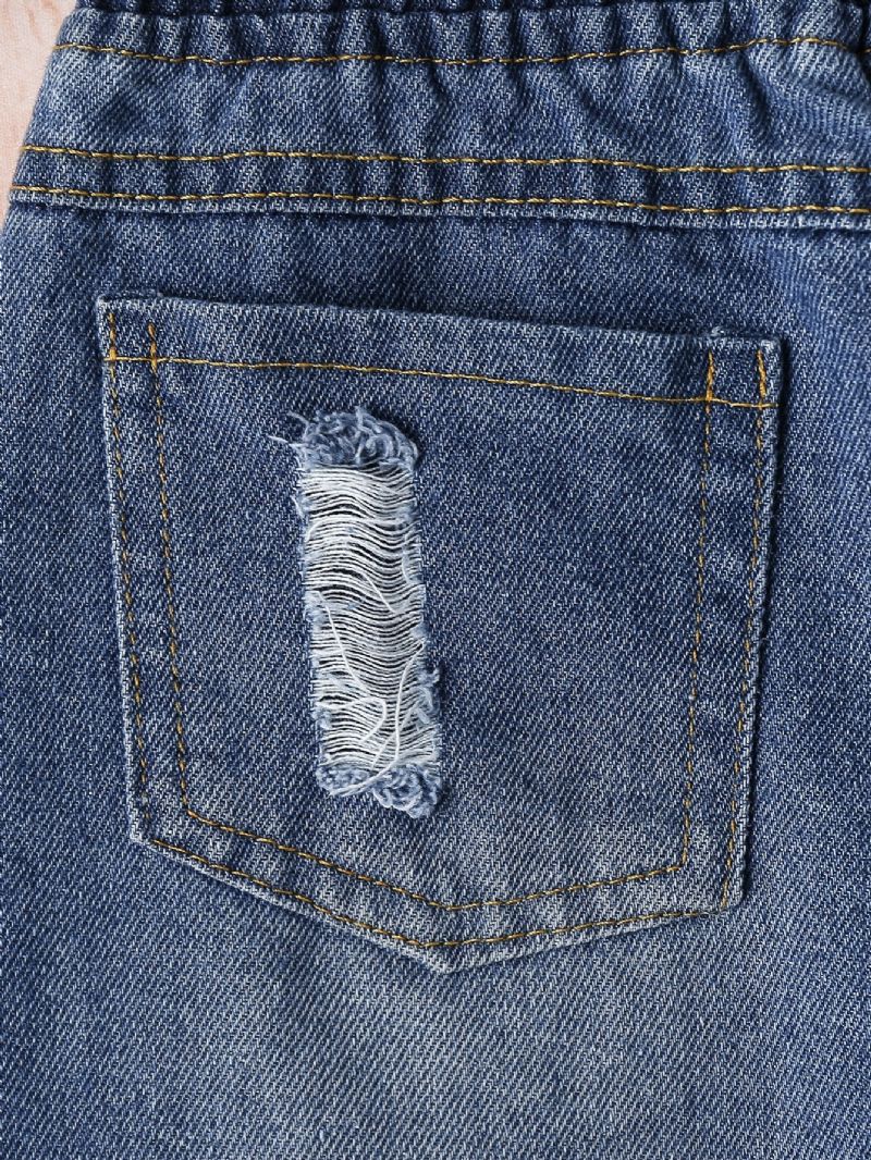 Jeans Med Vida Ben För Flickor