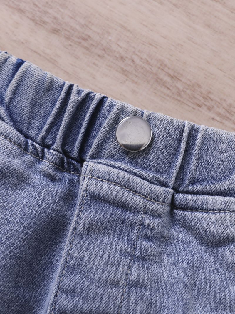 Modejeans I Stretchig Denim För Tjejer