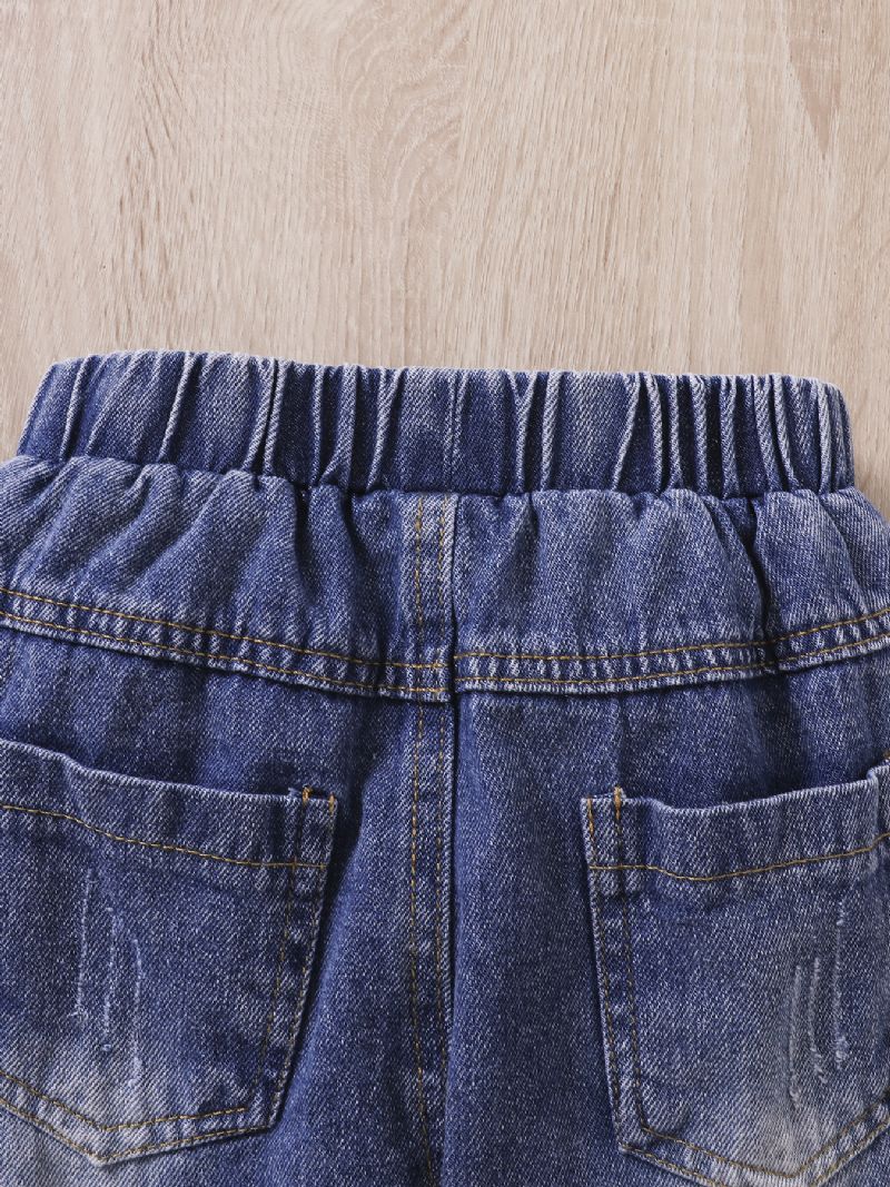 Pojkar Jeans Casual Denim Byxor Barnkläder