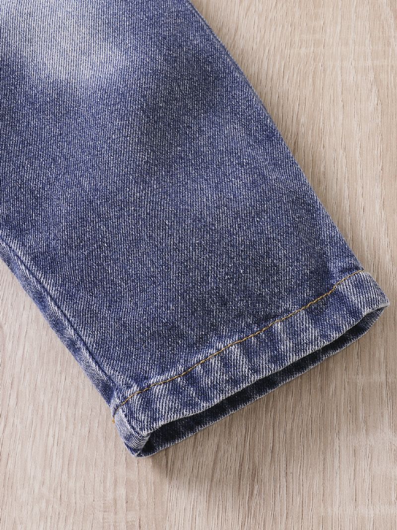 Pojkar Jeans Casual Denim Byxor Barnkläder