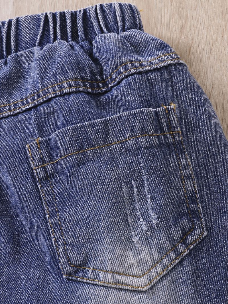 Pojkar Jeans Casual Denim Byxor Barnkläder