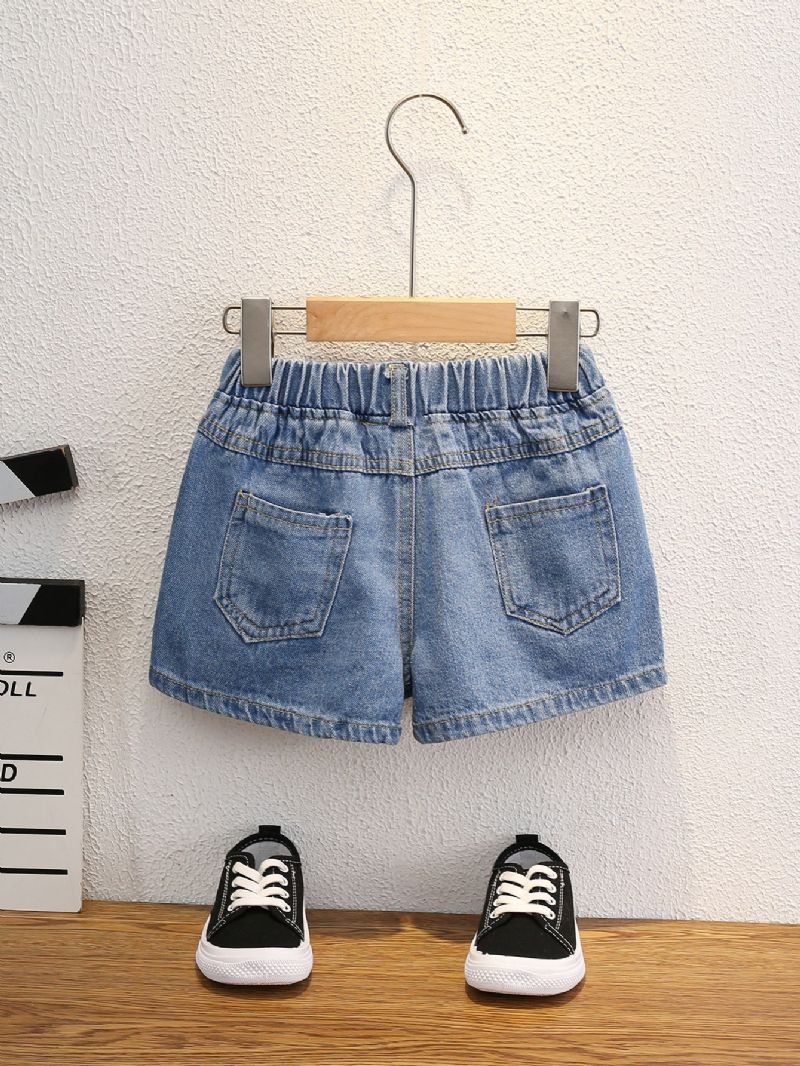 Småbarn Flickor Denim Culottes