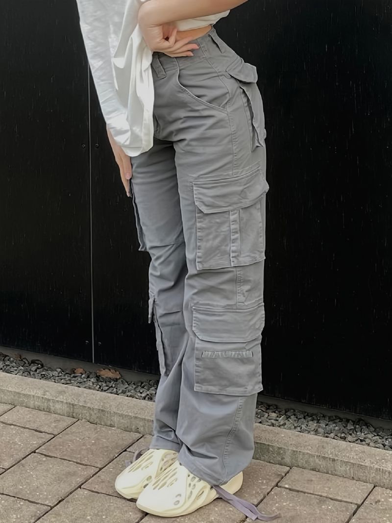 Vida Ben Baggy Cargo-byxor Med Flikfickor Flickjeans I Y2k-stil Damkläder Och Jeans