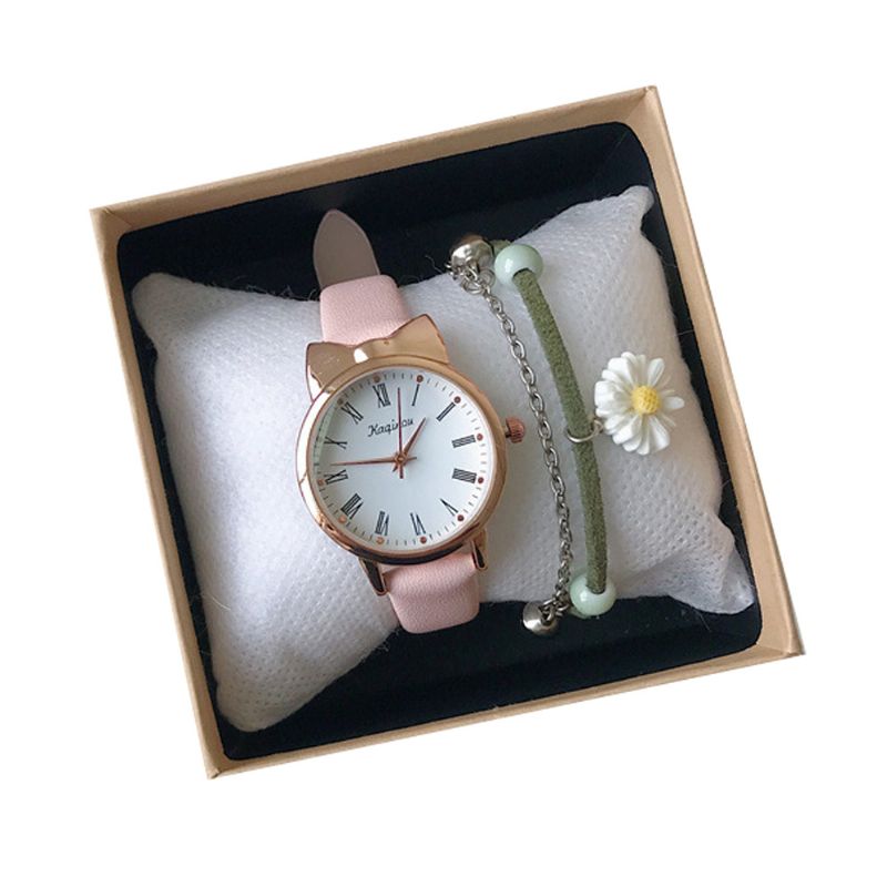 2 St Barn Rosa Quartz Watch + Daisy Armband