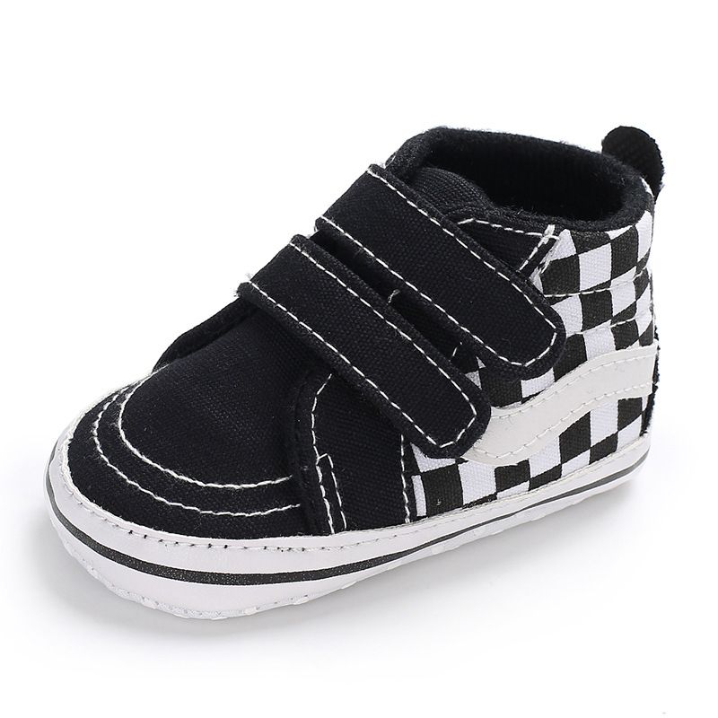 Bebis Pojkar Canvas Casual Sneakers Mjuk Sula Första Walking Skor