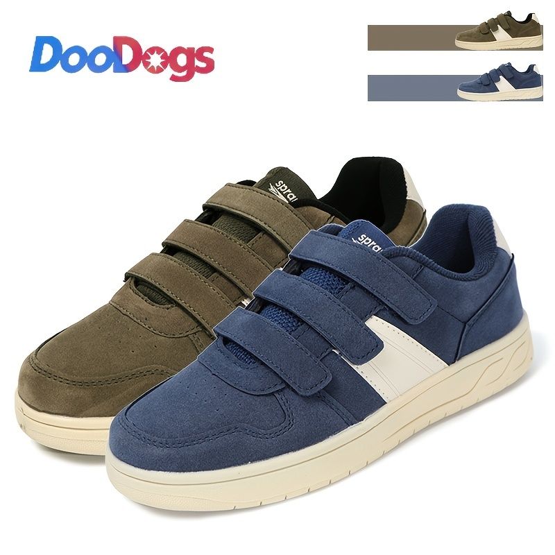 Doodogs Pojkar Plysch Sneakers Med Mjuk Sula Halkfria Termiska Kardborrefästen Fritidsskor För Vintern Nyhet