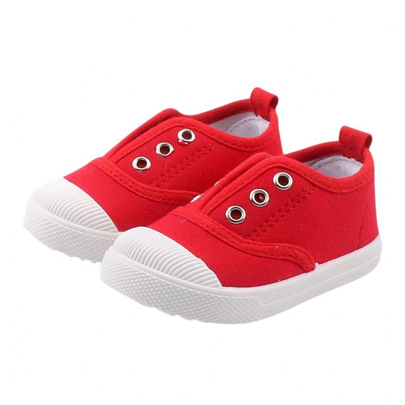 Flickskor Med Andas Sneakers Canvas Casual Mjuk Sula