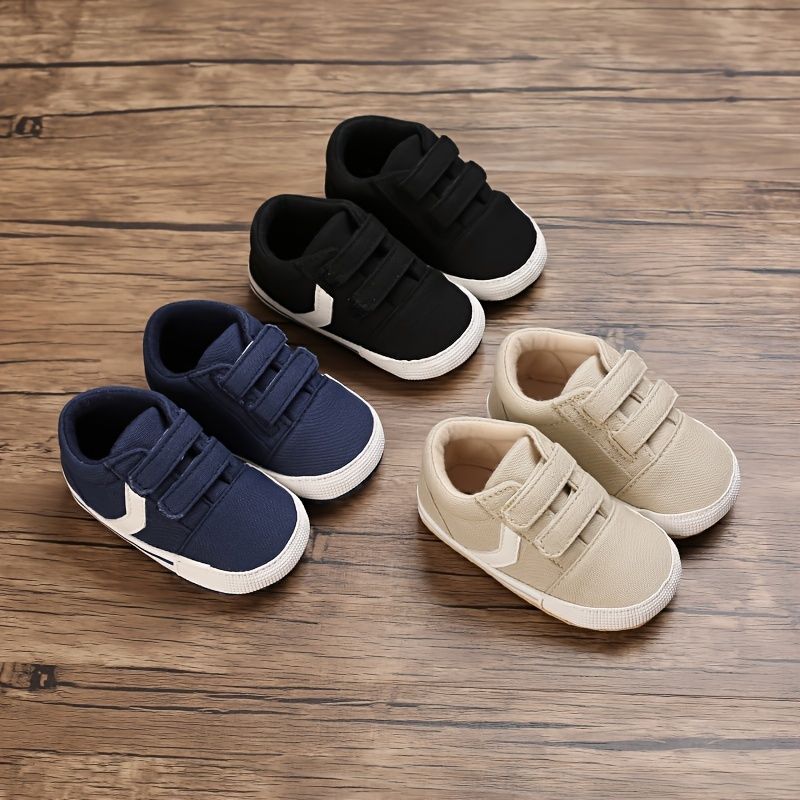 Spädbarn Bebis Pojkar Skor Mjuk Sula Småbarnsmockasiner Casual Sneakers First Walker Spjälsäng