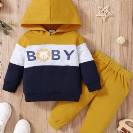 2st Bebis Pojkar Hooded Långärmad Kostym