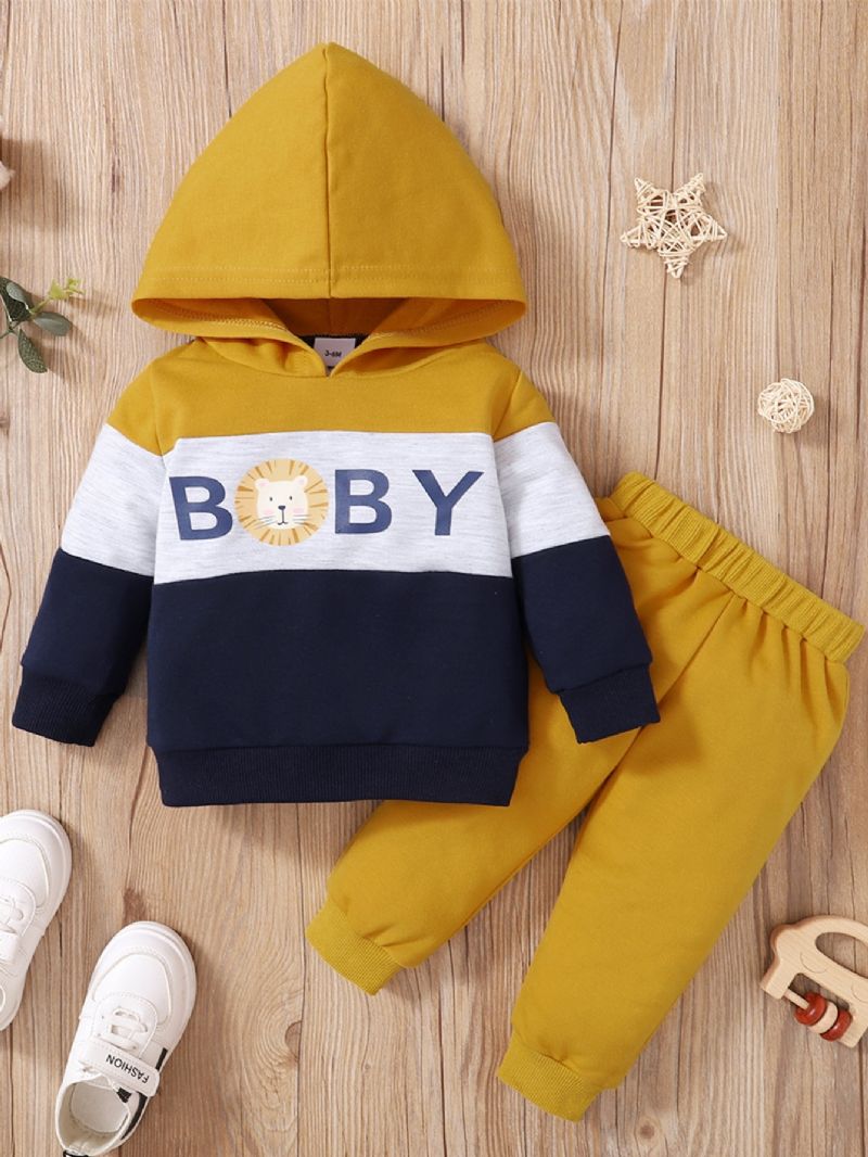 2st Bebis Pojkar Hooded Långärmad Kostym