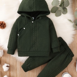 2st Bebis Unisex Hoodie Basic Långärmad Set