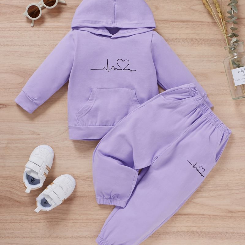 Pojkar Cotton Thermal Hoodie & Sweatpants Set