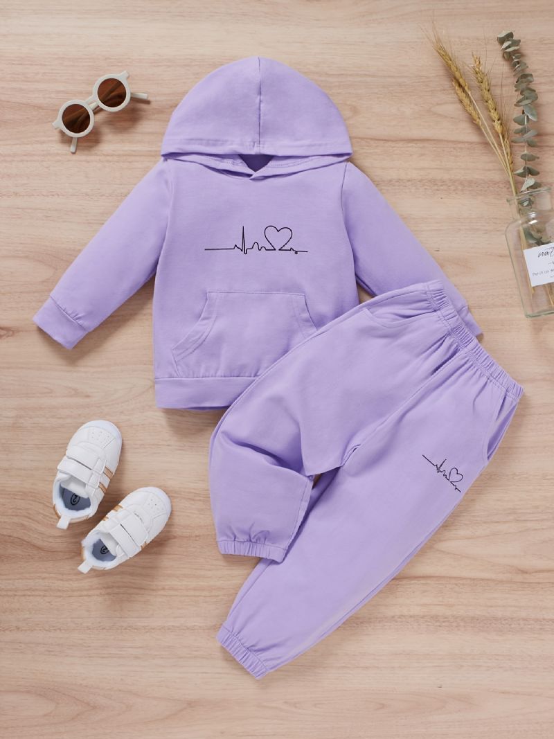 Pojkar Cotton Thermal Hoodie & Sweatpants Set