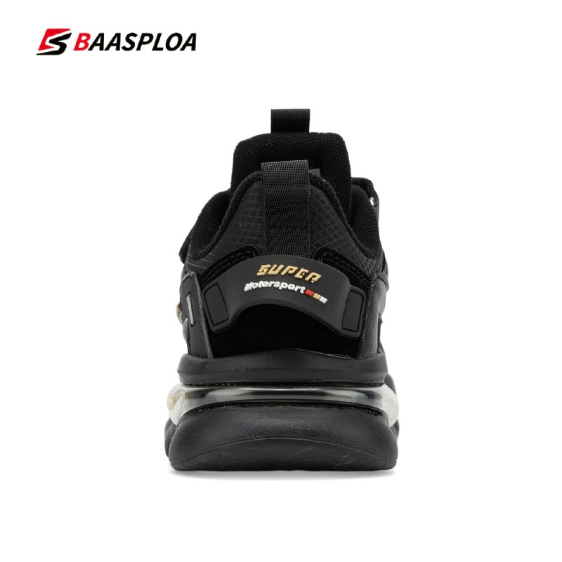 Baasploa Barn Sneakers Andas Sport Löp Sneaker Läder Tennisskor Casual Walking Skor För Pojkar Flickor