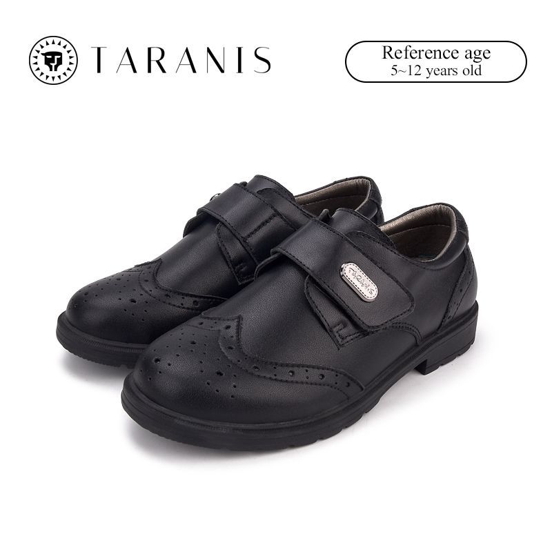 Pojkar Classic Black Loafers Mjuksulor Anti-halk Party Skoluniform Oxford Performance Läderskor För Barn / Stora /