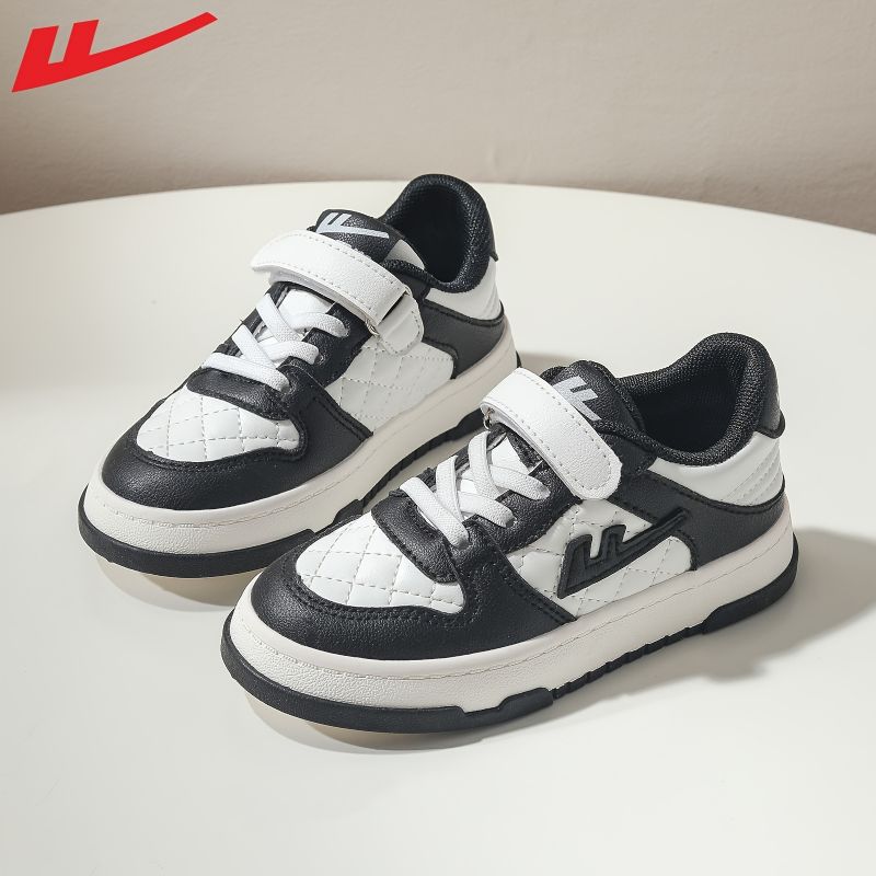 Warrior Pojkar Casual Color Block Sneakers Low Top Lättvikts Skridskoskor I Läder För Utomhusbruk