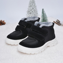 Pojkar Snökängor Mjuksulor Anti-slip Thermal High Top Skor Vinter