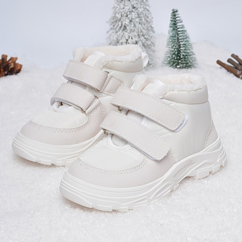 Pojkar Snökängor Mjuksulor Anti-slip Thermal High Top Skor Vinter